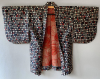 meisen, japanese, silk, kimono, haori, friis, collection, modernism, kubism