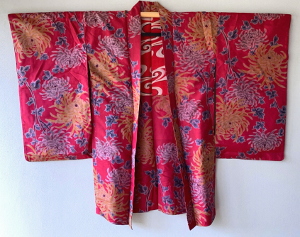 meisen, japanese, silk, kimono, haori, friis, collection, modernism